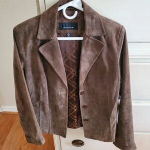 Brown Suede Blazer